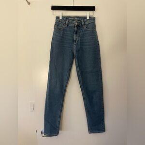 American Eagle Outfitters Medium Wash Mom Jeans
